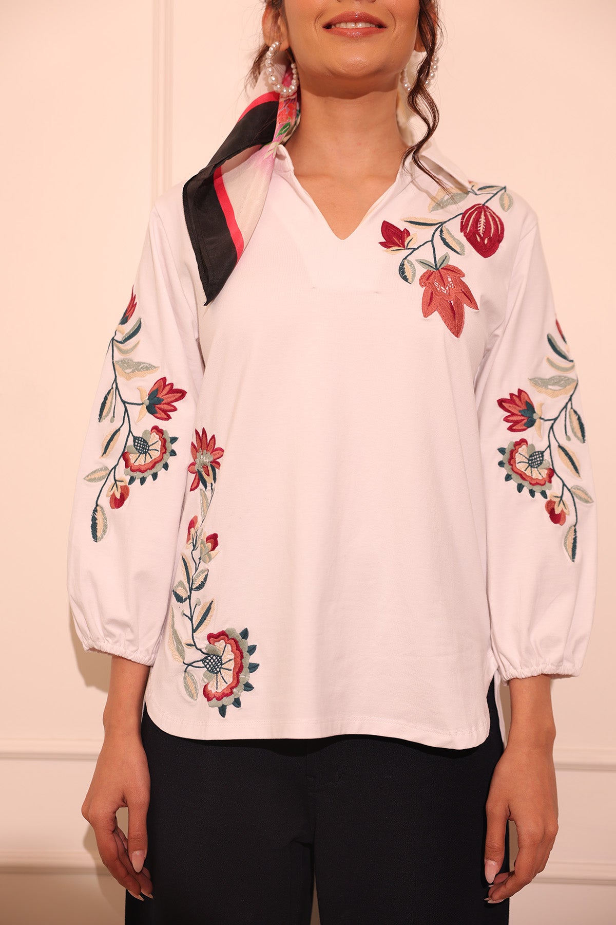 chloe carnation + araya pants