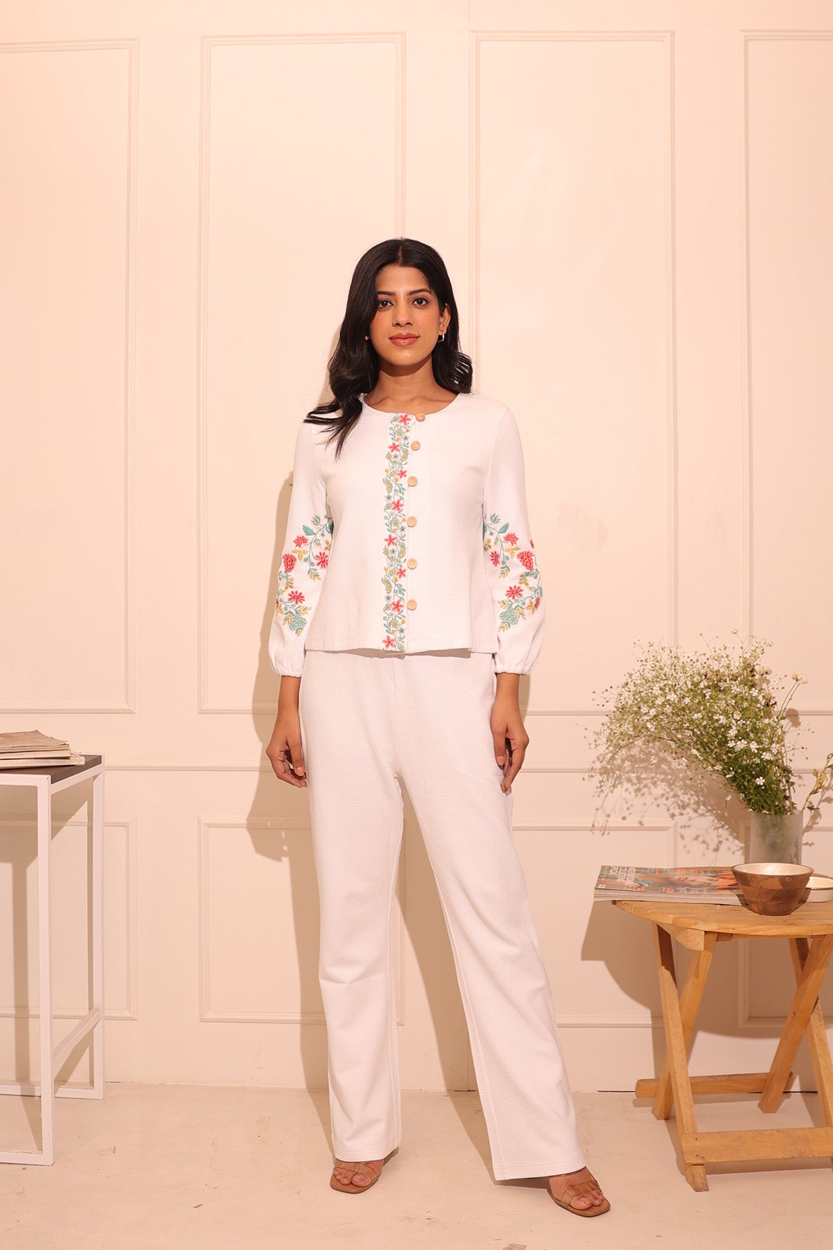 Nitya Waffle Co ord Set