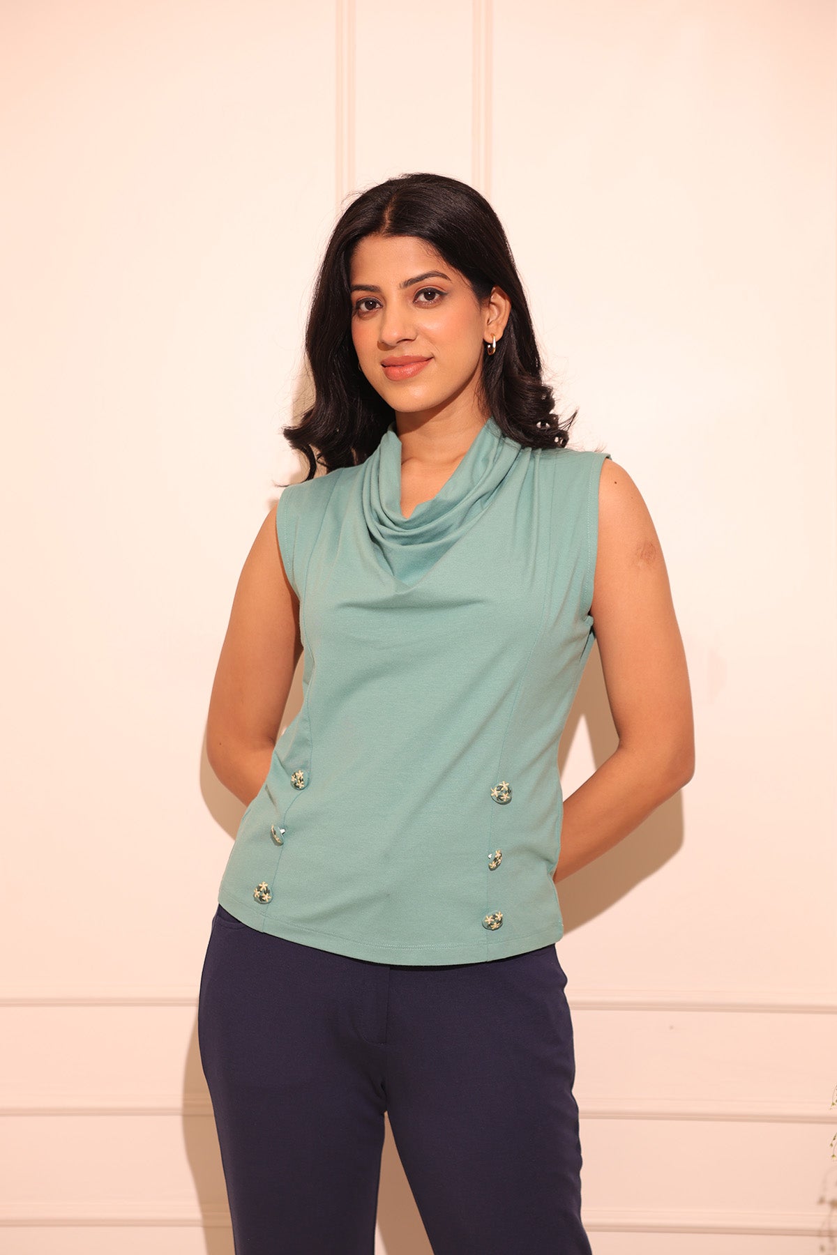 Blanca Cowl Neck Top
