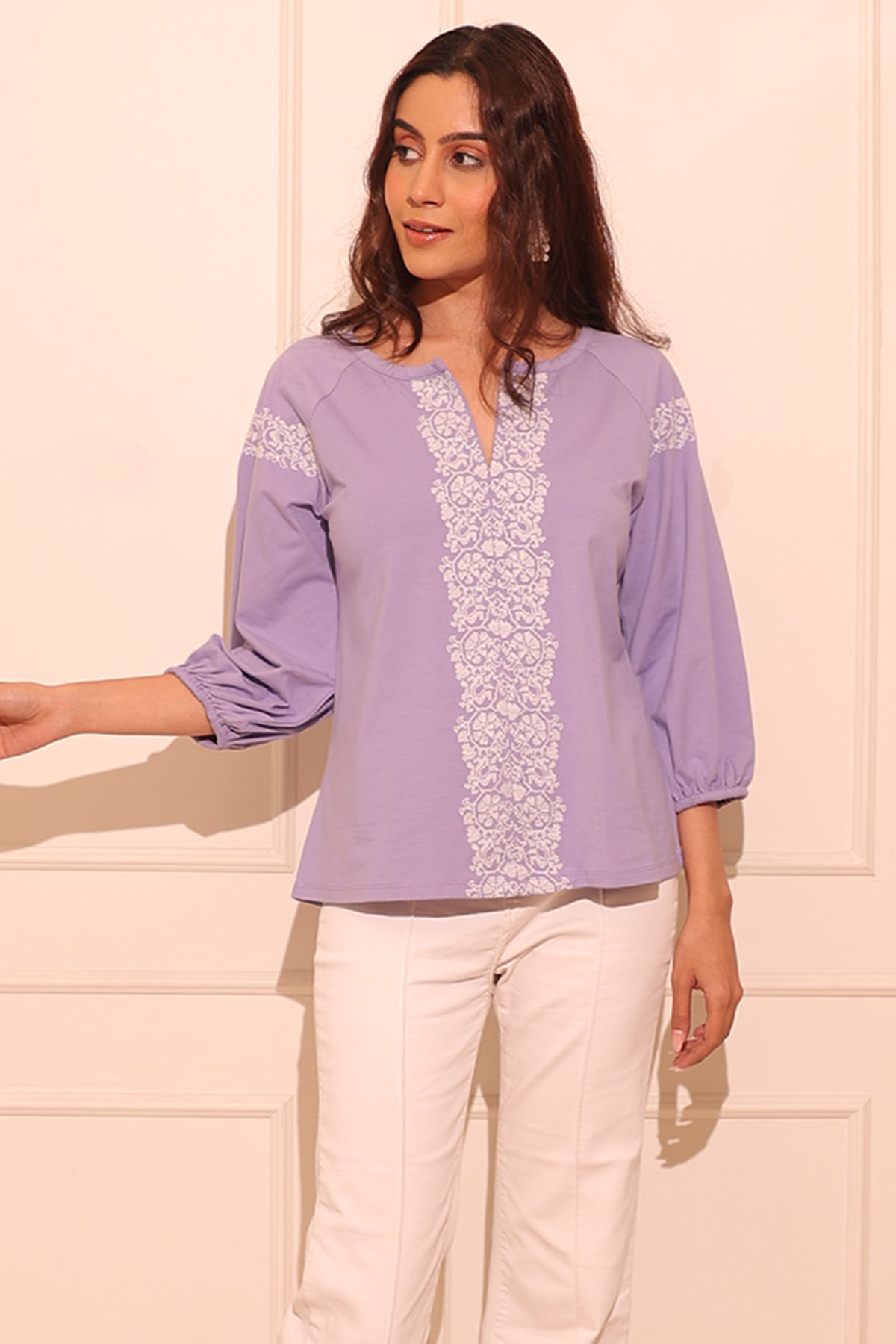Zoya Cross Stitch Top
