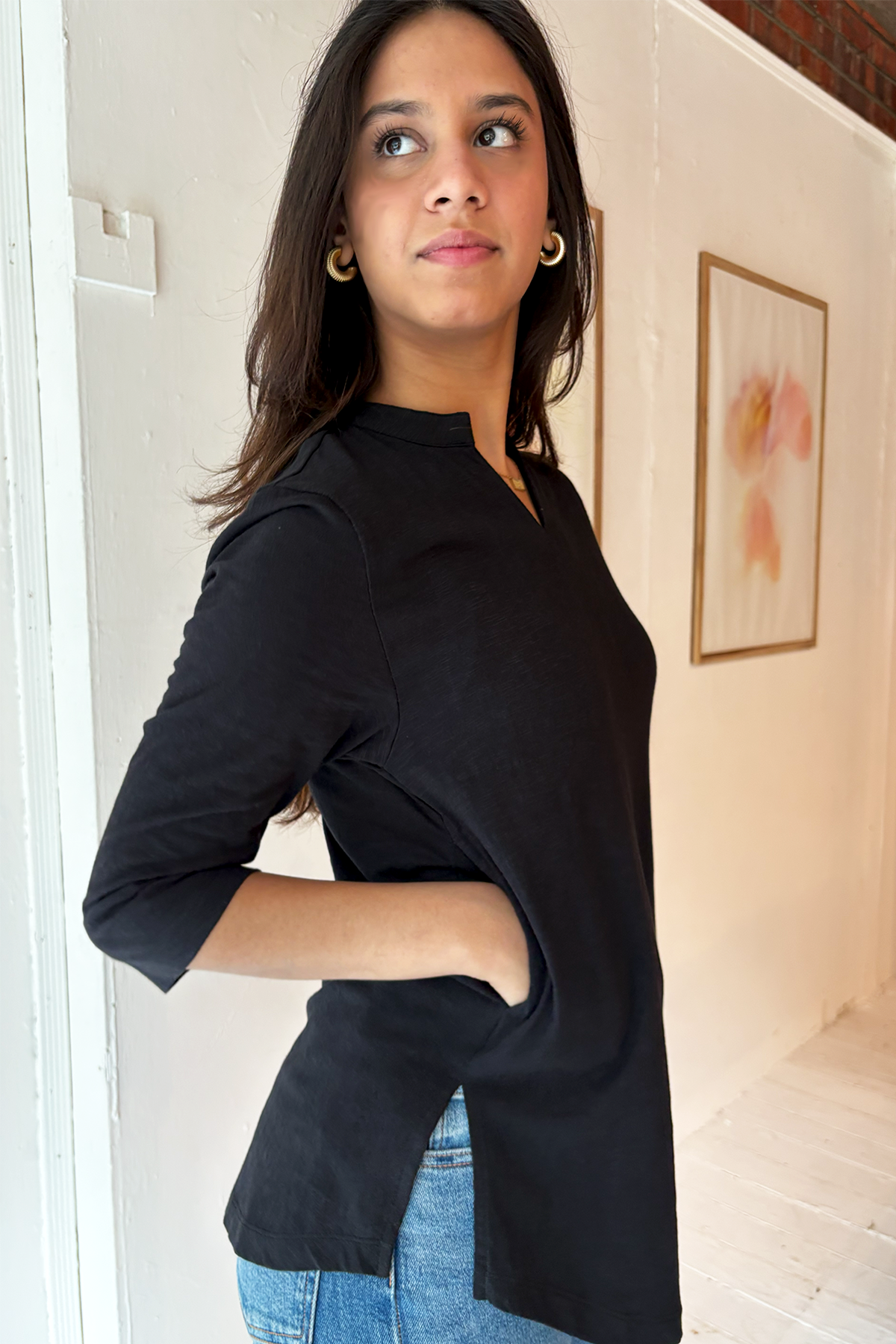 Vera Collared Tee