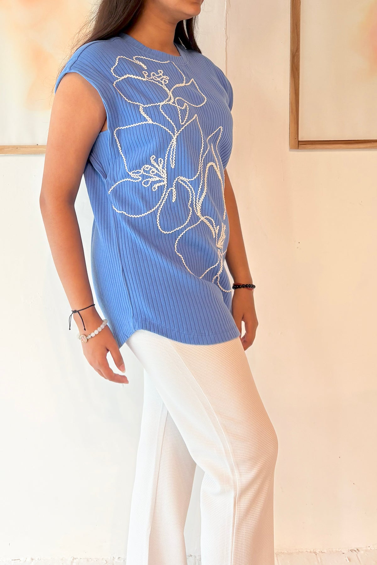 Bloomfield Embroidered Tee