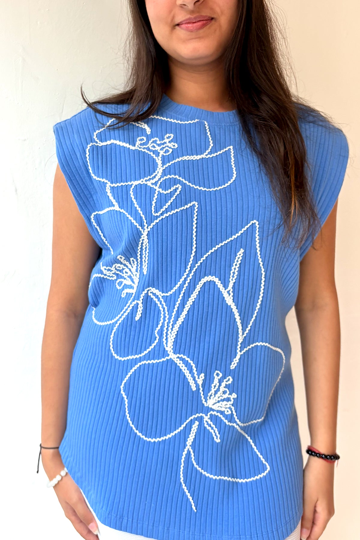 Bloomfield Embroidered Tee