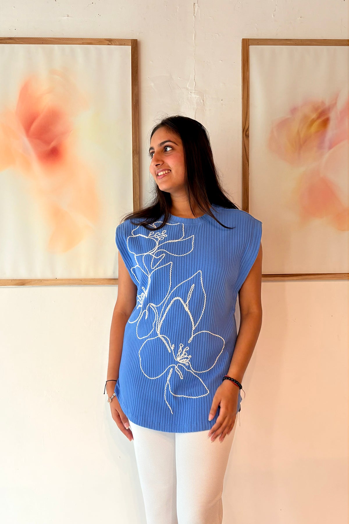 Bloomfield Embroidered Tee