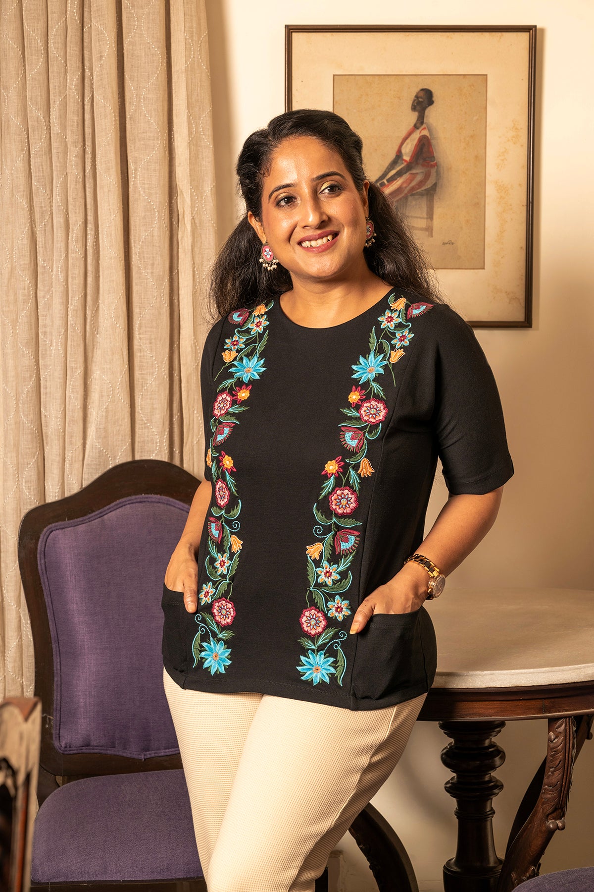 Gaurangi Top with Pockets
