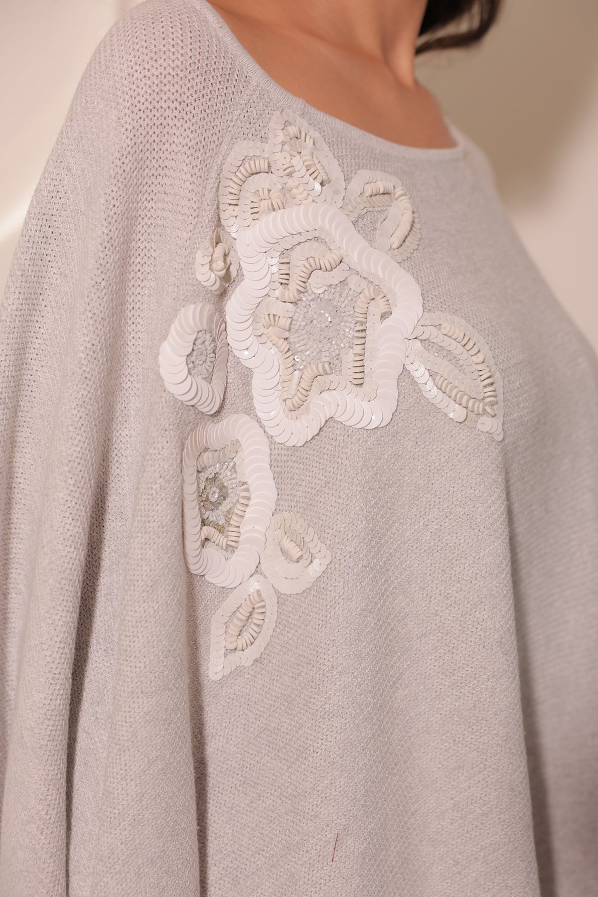 Cara Sequined Grace Poncho