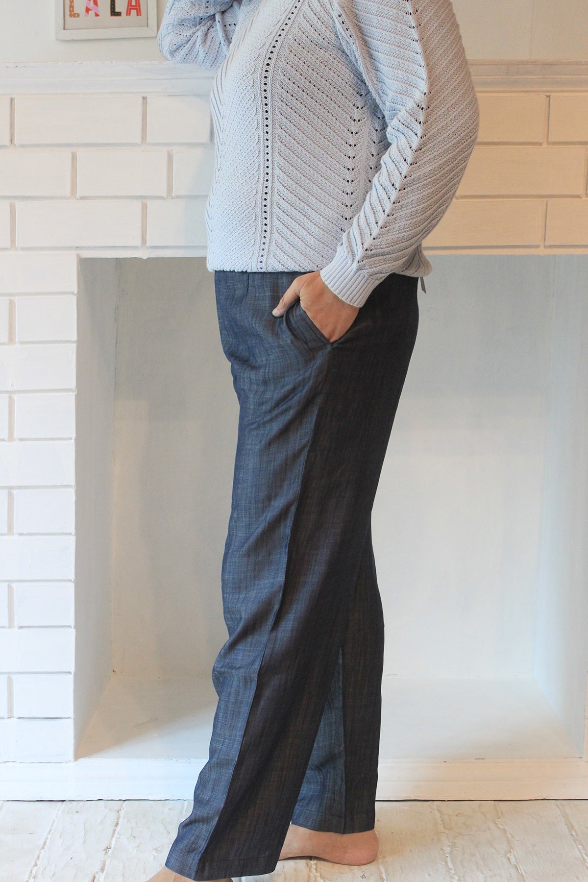 Lilia Tencel Straight Leg Pants