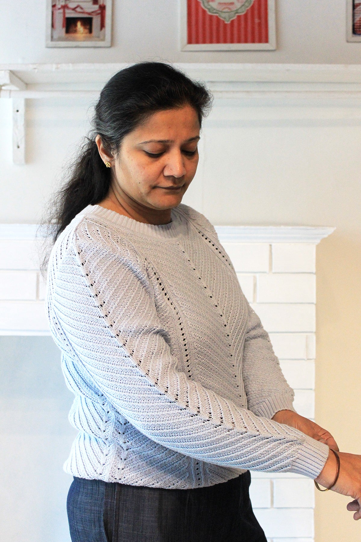 Aria Chevron Pullover