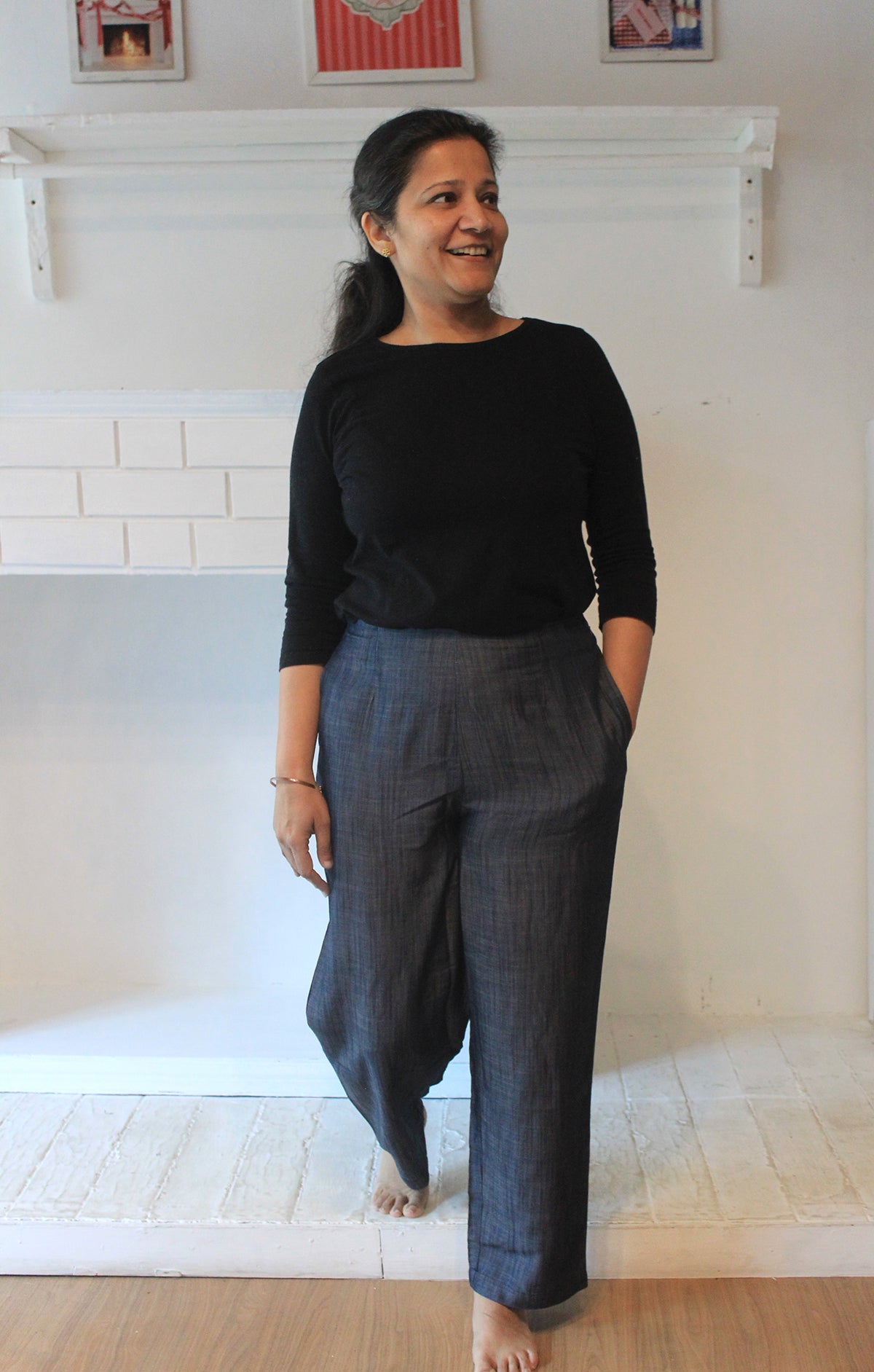 Lilia Tencel Straight Leg Pants