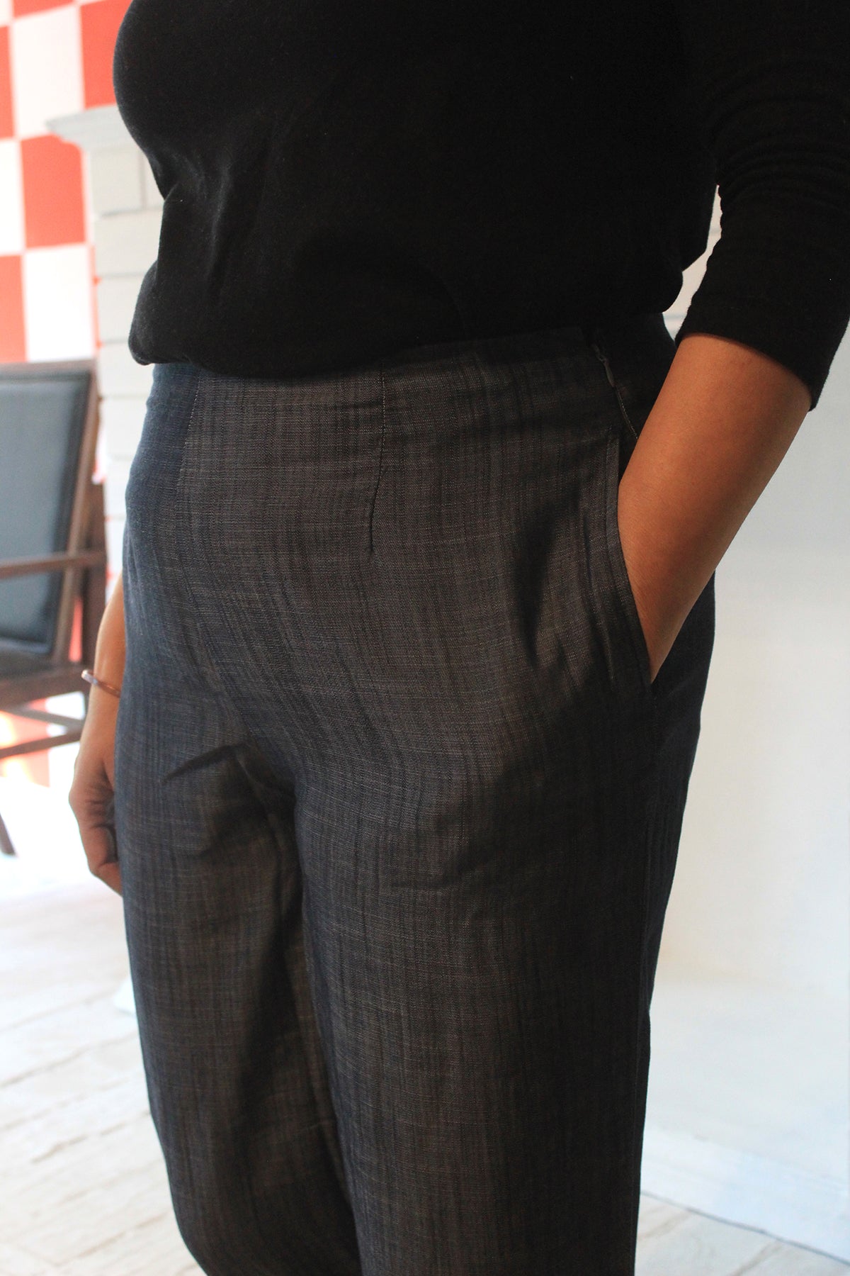 Lilia Tencel Straight Leg Pants