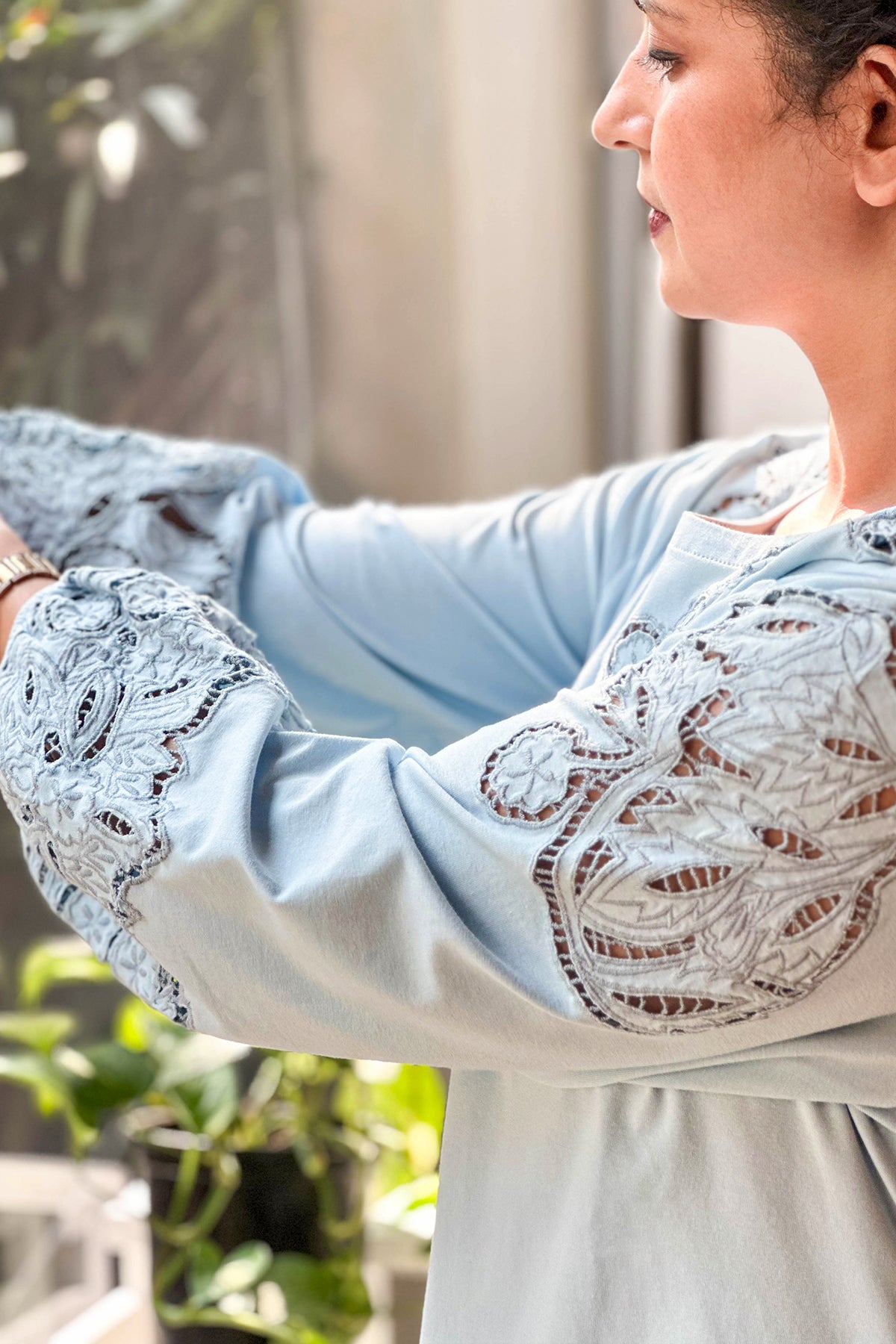 Regal Rosette Top