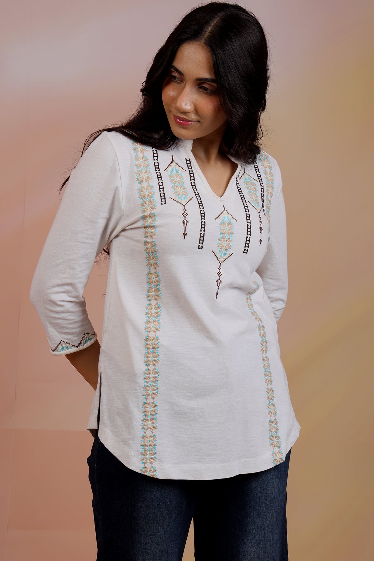 Solene Embroidered Blouse