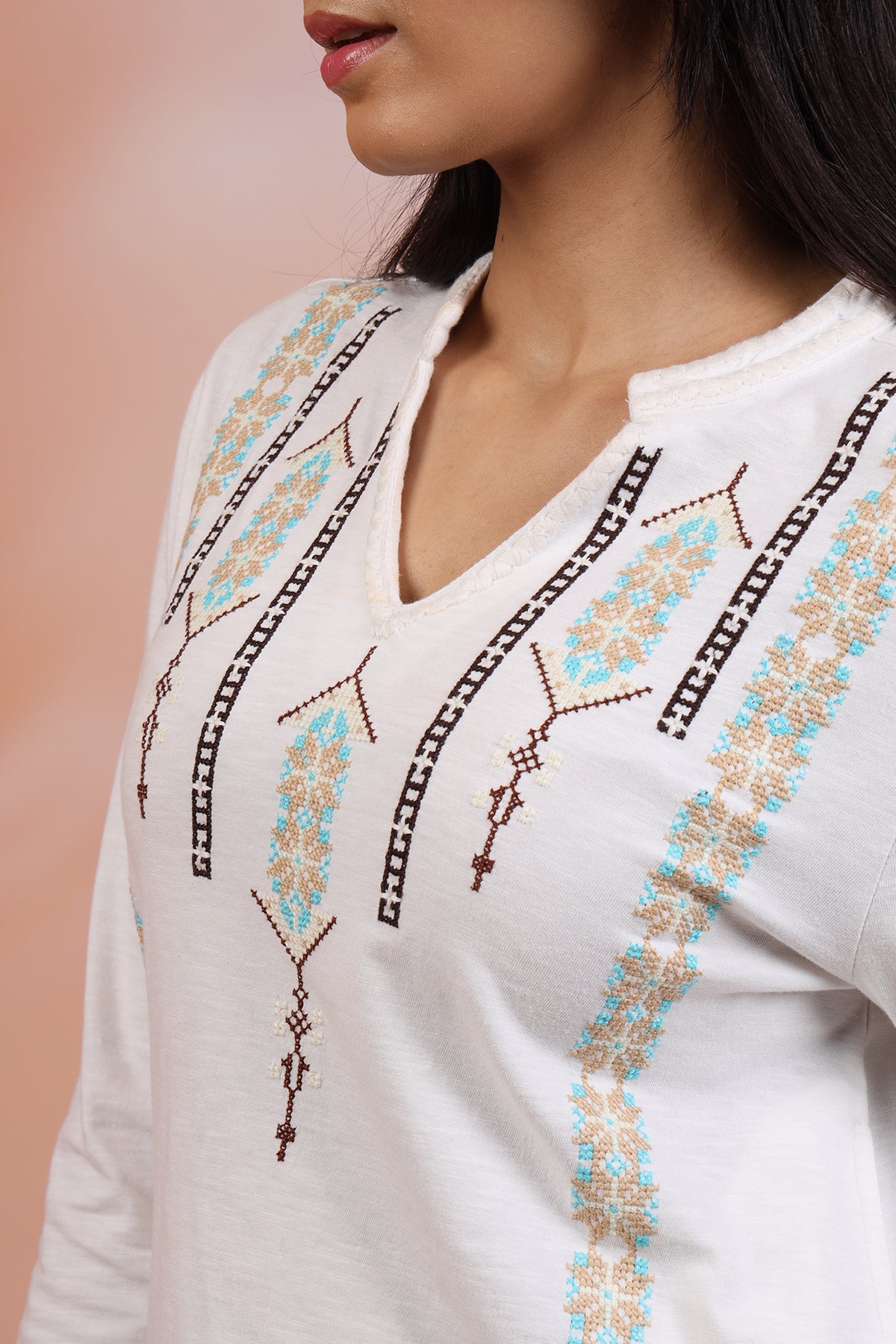 Solene Embroidered Blouse