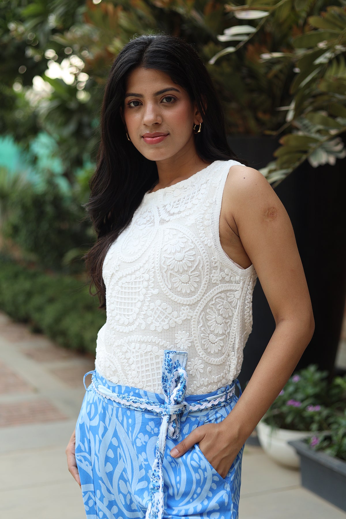 Mehki Lace Top