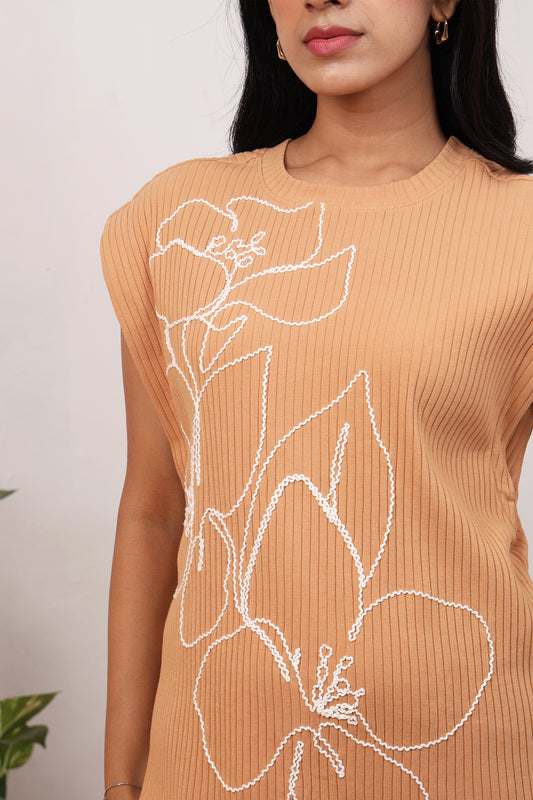 Bloomfield Embroidered Tee