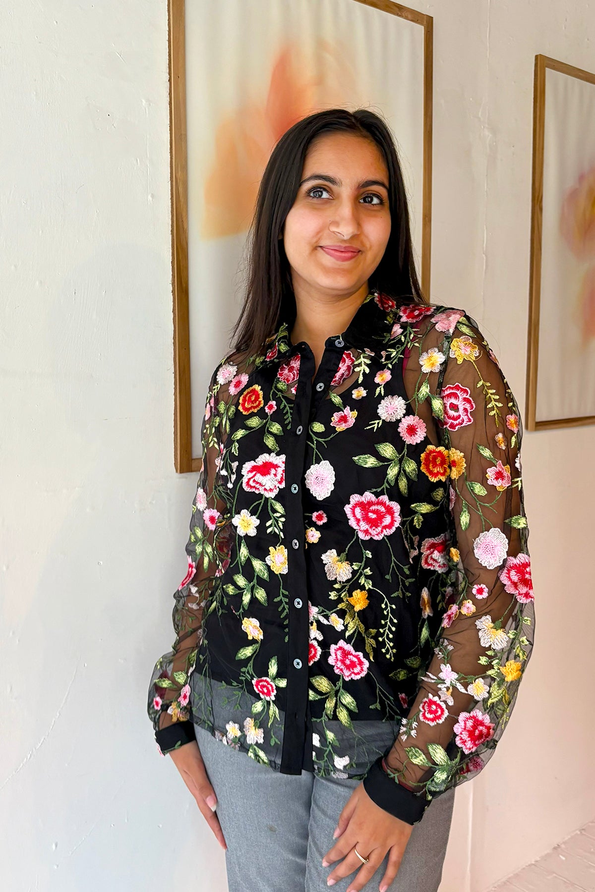 Camille Embroidered Shirt