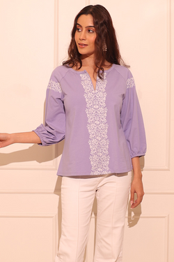 ZOYA CROSS STITCH TOP