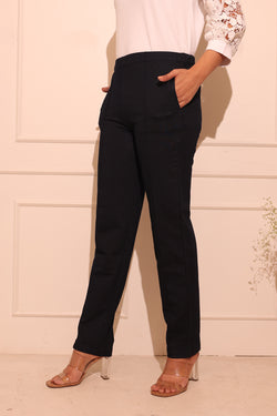 SERENNA DEN KNIT STRAIGHT FIT TROUSERS