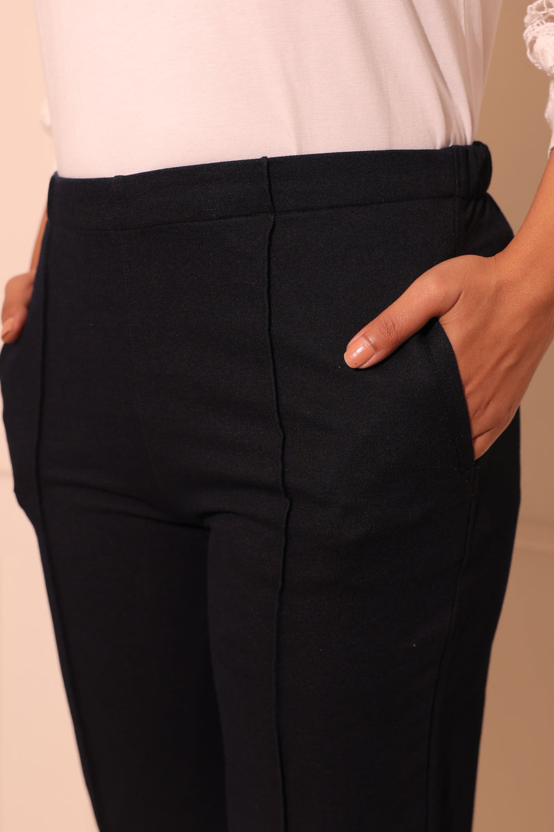 SERENNA DEN KNIT STRAIGHT FIT TROUSERS