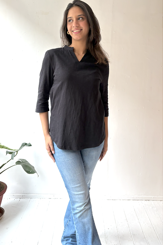 Vera Collared Tee