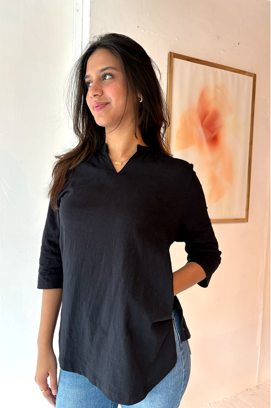 Vera Collared Tee