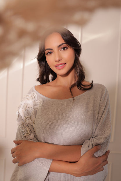 Cara Sequined Grace Poncho