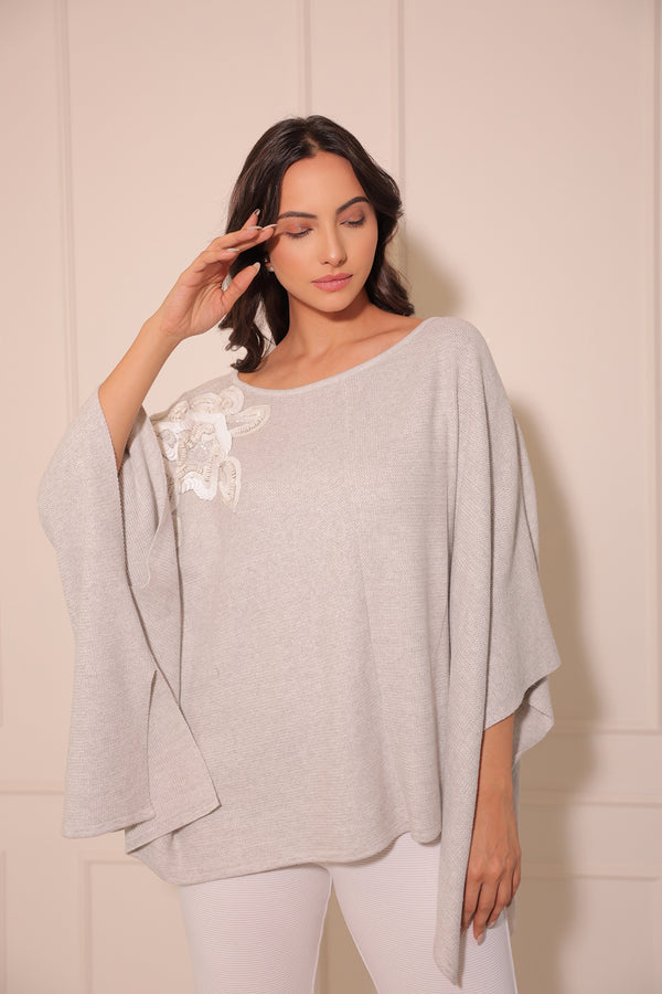 CARA SEQUENED GRACE PONCHO