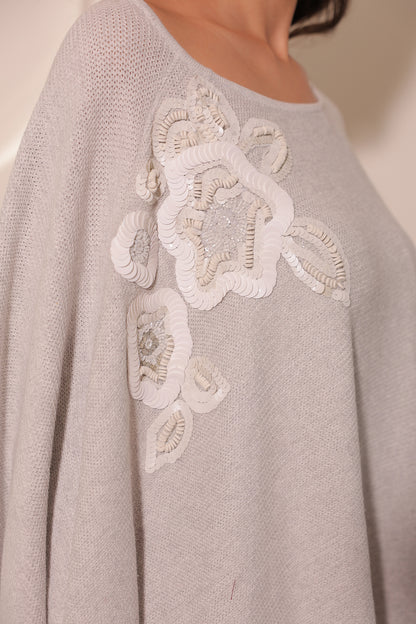 Cara Sequined Grace Poncho