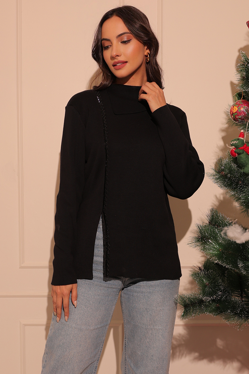 OPAL SLIT SWEATER