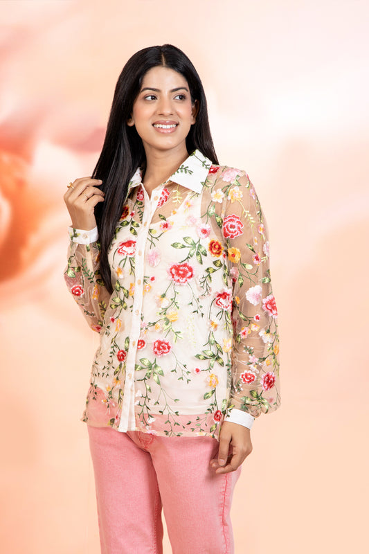 Camille Embroidered Shirt