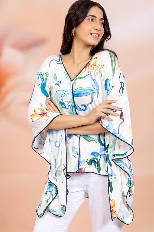 Willow Printed Cape