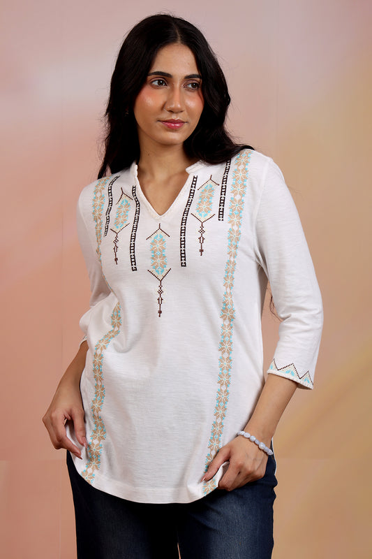 Solene Embroidered Blouse