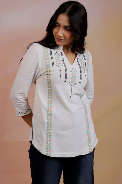 Solene Embroidered Blouse