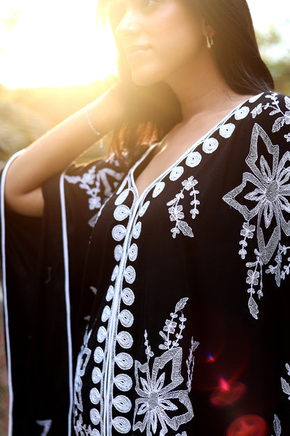 Aurora Embroidered Cape Shirt