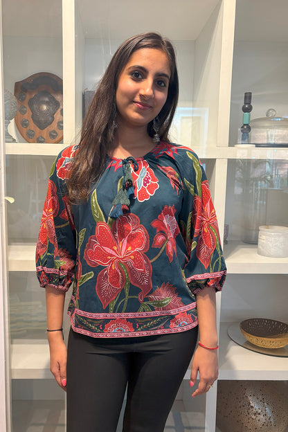 Palatial Paisley Top
