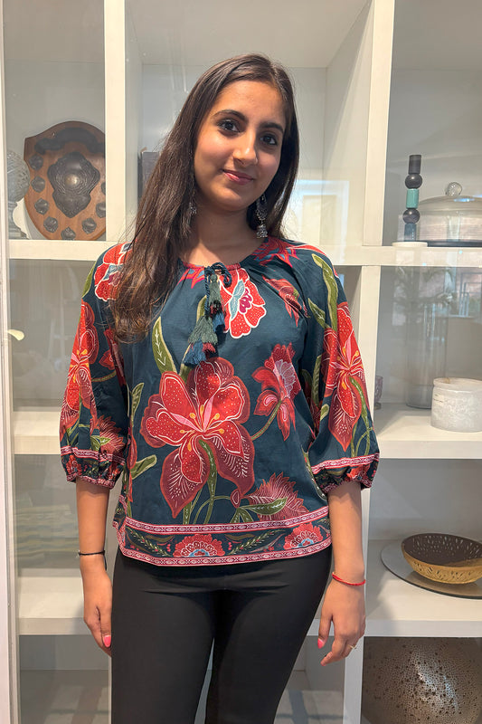Palatial Paisley Top